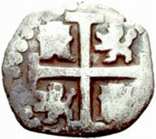 half Real Reverse Image minted in SPAIN in 1701H (1700-46  -  FELIPE V)  - The Coin Database