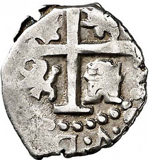 half Real Reverse Image minted in SPAIN in 1704H (1700-46  -  FELIPE V)  - The Coin Database