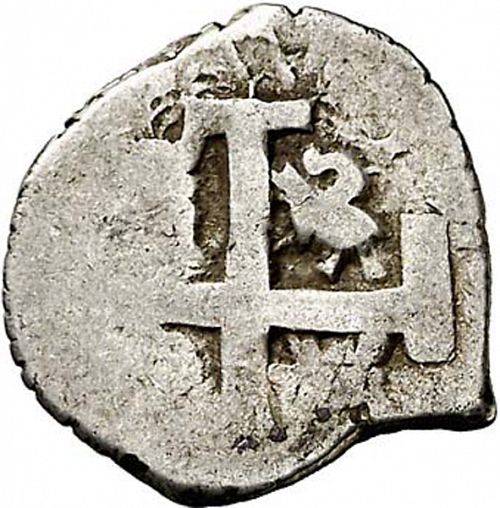 half Real Reverse Image minted in SPAIN in 1727M (1700-46  -  FELIPE V)  - The Coin Database