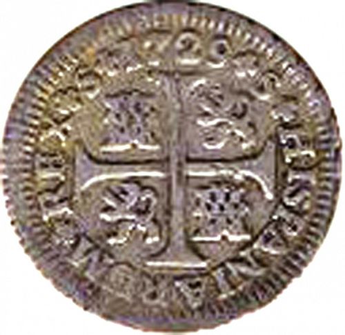 half Real Reverse Image minted in SPAIN in 1729 (1700-46  -  FELIPE V)  - The Coin Database