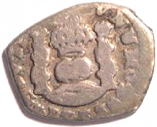 half Real Reverse Image minted in SPAIN in 1733J (1700-46  -  FELIPE V)  - The Coin Database