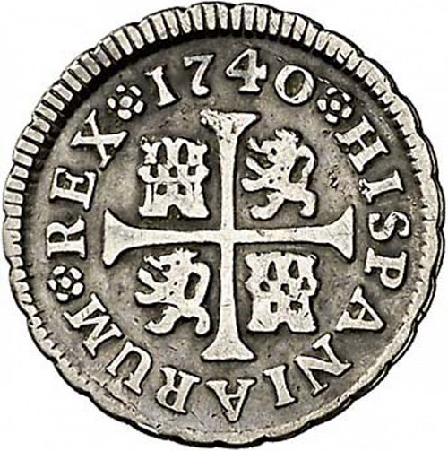 half Real Reverse Image minted in SPAIN in 1740JF (1700-46  -  FELIPE V)  - The Coin Database