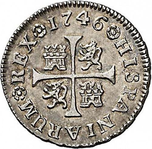 half Real Reverse Image minted in SPAIN in 1746AJ (1700-46  -  FELIPE V)  - The Coin Database