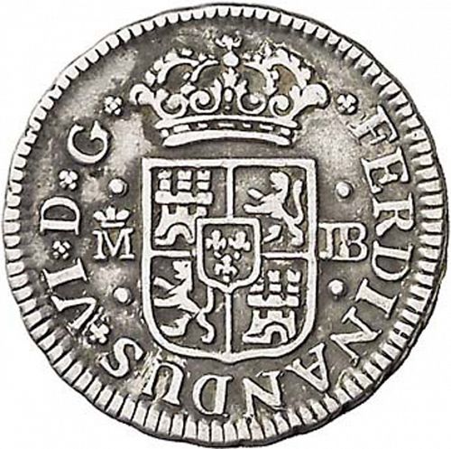 half Real Obverse Image minted in SPAIN in 1750JB (1746-59  -  FERNANDO VI)  - The Coin Database