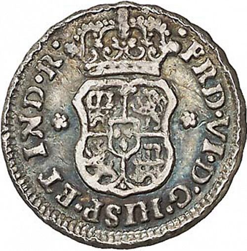 half Real Obverse Image minted in SPAIN in 1750M (1746-59  -  FERNANDO VI)  - The Coin Database