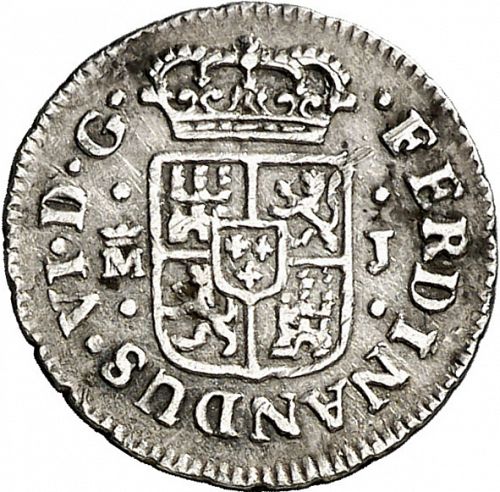 half Real Obverse Image minted in SPAIN in 1759J (1746-59  -  FERNANDO VI)  - The Coin Database