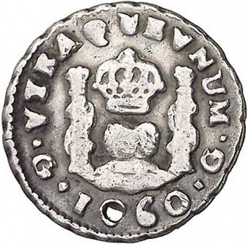 half Real Reverse Image minted in SPAIN in 1760 (1746-59  -  FERNANDO VI)  - The Coin Database