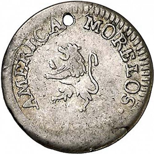 half Real Obverse Image minted in SPAIN in 1813 (1810-22  -  FERNANDO VII - Independence War)  - The Coin Database