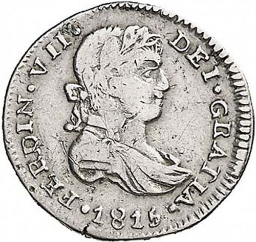 half Real Obverse Image minted in SPAIN in 1815MR (1808-33  -  FERNANDO VII)  - The Coin Database