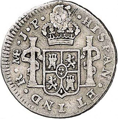 half Real Reverse Image minted in SPAIN in 1808JP (1808-33  -  FERNANDO VII)  - The Coin Database
