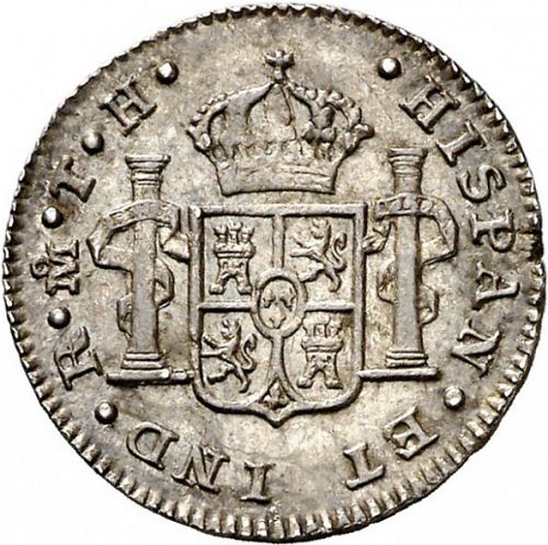 half Real Reverse Image minted in SPAIN in 1808TH (1808-33  -  FERNANDO VII)  - The Coin Database