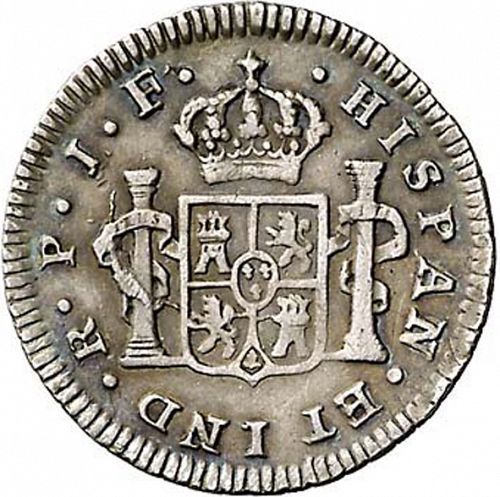 half Real Reverse Image minted in SPAIN in 1810JF (1808-33  -  FERNANDO VII)  - The Coin Database