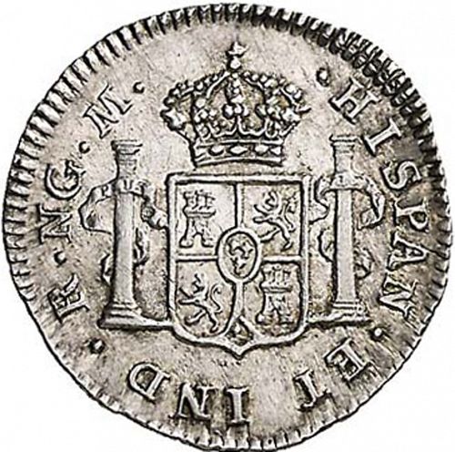 half Real Reverse Image minted in SPAIN in 1810M (1808-33  -  FERNANDO VII)  - The Coin Database