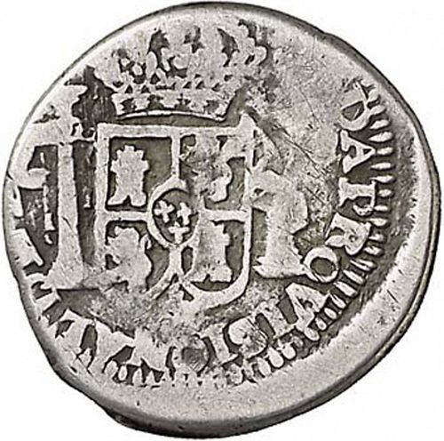 half Real Reverse Image minted in SPAIN in 1812 (1808-33  -  FERNANDO VII)  - The Coin Database