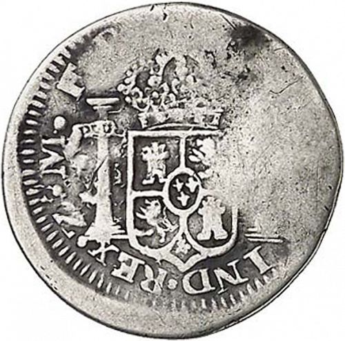 half Real Reverse Image minted in SPAIN in 1813FP (1808-33  -  FERNANDO VII)  - The Coin Database