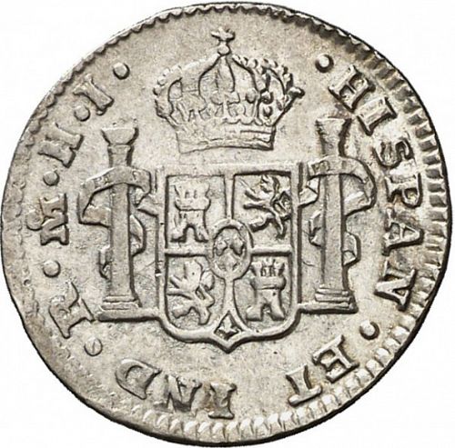 half Real Reverse Image minted in SPAIN in 1813HJ (1808-33  -  FERNANDO VII)  - The Coin Database