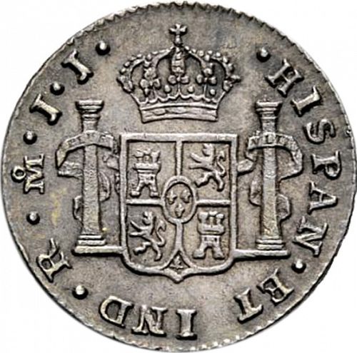half Real Reverse Image minted in SPAIN in 1813JJ (1808-33  -  FERNANDO VII)  - The Coin Database