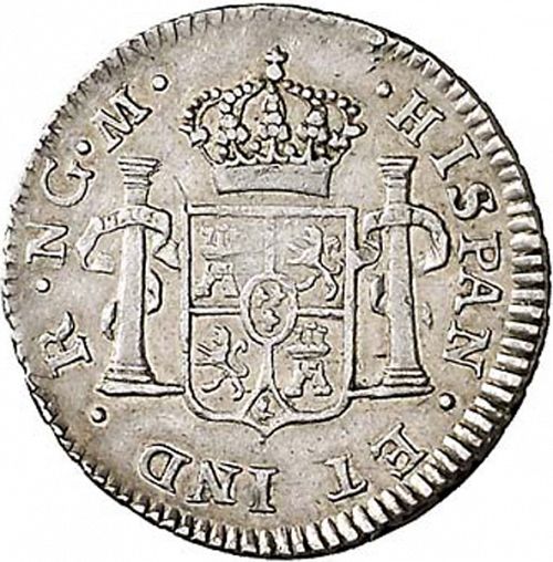 half Real Reverse Image minted in SPAIN in 1813M (1808-33  -  FERNANDO VII)  - The Coin Database