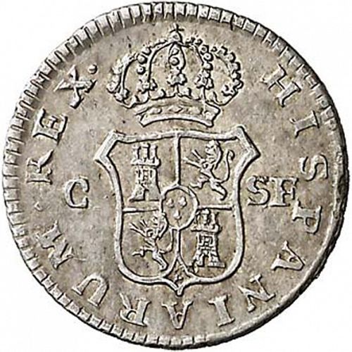 half Real Reverse Image minted in SPAIN in 1813SF (1808-33  -  FERNANDO VII)  - The Coin Database