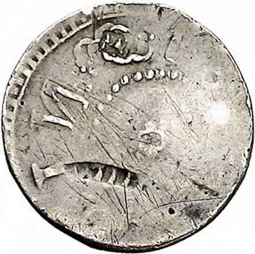 half Real Reverse Image minted in SPAIN in 1813 (1810-22  -  FERNANDO VII - Independence War)  - The Coin Database