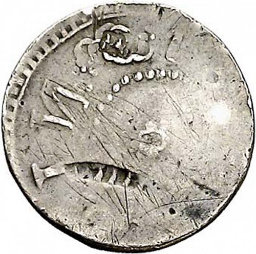 half Real Reverse Image minted in SPAIN in 1813 (1810-22  -  FERNANDO VII - Independence War)  - The Coin Database