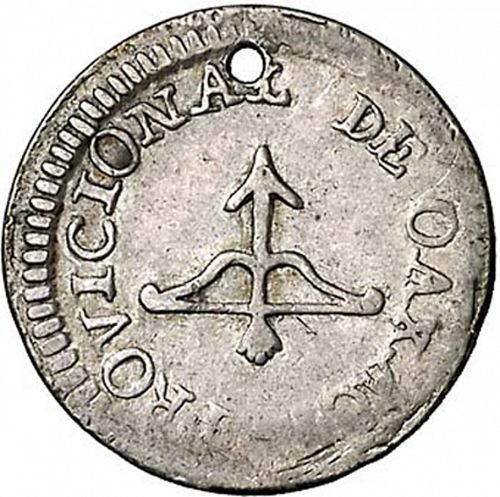 half Real Reverse Image minted in SPAIN in 1813 (1810-22  -  FERNANDO VII - Independence War)  - The Coin Database