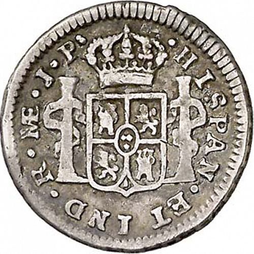 half Real Reverse Image minted in SPAIN in 1814JP (1808-33  -  FERNANDO VII)  - The Coin Database