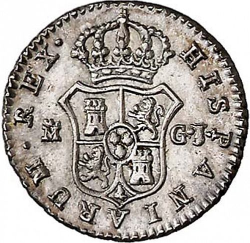 half Real Reverse Image minted in SPAIN in 1816GJ (1808-33  -  FERNANDO VII)  - The Coin Database
