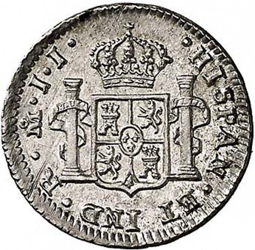 half Real Reverse Image minted in SPAIN in 1819JJ (1808-33  -  FERNANDO VII)  - The Coin Database