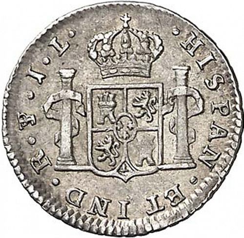 half Real Reverse Image minted in SPAIN in 1823JL (1808-33  -  FERNANDO VII)  - The Coin Database