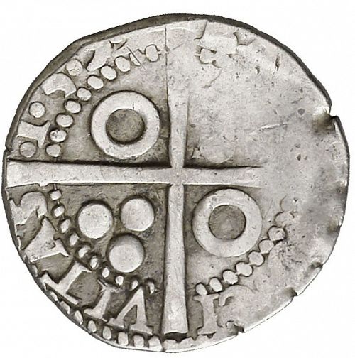half Croat Reverse Image minted in SPAIN in 1595 (1556-98  -  FELIPE II - Local Coinage)  - The Coin Database