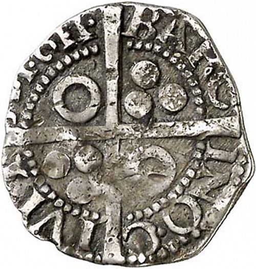 half Croat Reverse Image minted in SPAIN in 1611 (1598-21  -  FELIPE III - Local Coinage)  - The Coin Database