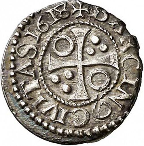 half Croat Reverse Image minted in SPAIN in 1618 (1598-21  -  FELIPE III - Local Coinage)  - The Coin Database