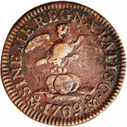 ½ Grano Reverse Image minted in SPAIN in 1769 (1759-88  -  CARLOS III - Local Coinage)  - The Coin Database