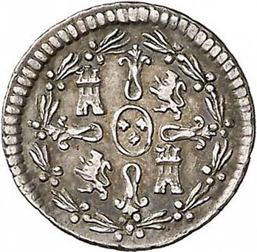 1/4 Real Reverse Image minted in SPAIN in 1792 (1788-08  -  CARLOS IV)  - The Coin Database