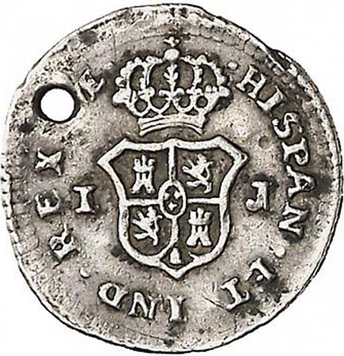 1/4 Real Reverse Image minted in SPAIN in 1794IJ (1788-08  -  CARLOS IV)  - The Coin Database