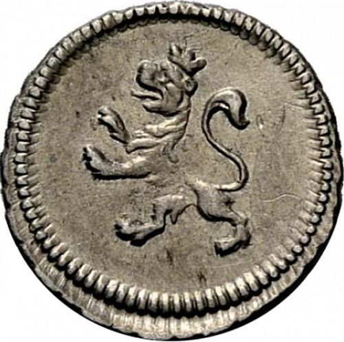1/4 Real Reverse Image minted in SPAIN in 1821 (1808-33  -  FERNANDO VII)  - The Coin Database