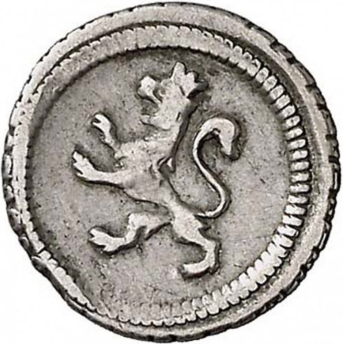 1/4 Real Reverse Image minted in SPAIN in 1823 (1808-33  -  FERNANDO VII)  - The Coin Database