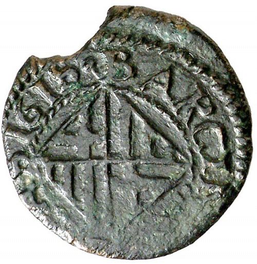 1 Ardite Reverse Image minted in SPAIN in 1615 (1598-21  -  FELIPE III - Local Coinage)  - The Coin Database