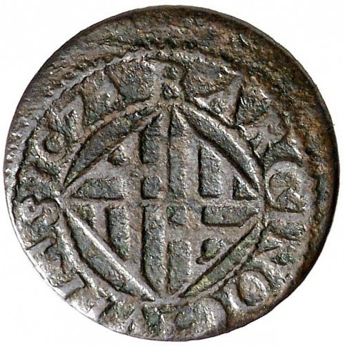 1 Ardite Reverse Image minted in SPAIN in 1621 (1598-21  -  FELIPE III - Local Coinage)  - The Coin Database