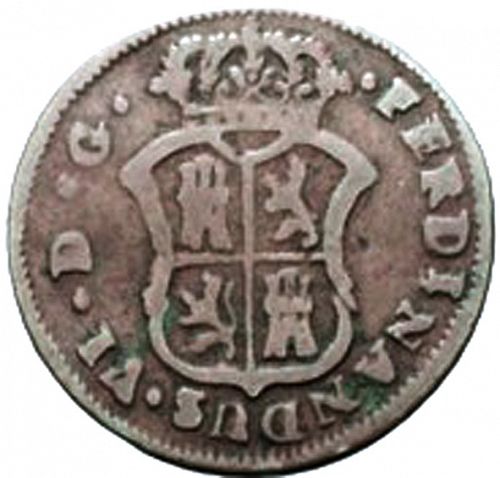 1 ardite Obverse Image minted in SPAIN in 1754 (1746-59  -  FERNANDO VI - Local Coinage)  - The Coin Database