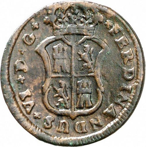 1 ardite Obverse Image minted in SPAIN in 1756 (1746-59  -  FERNANDO VI - Local Coinage)  - The Coin Database