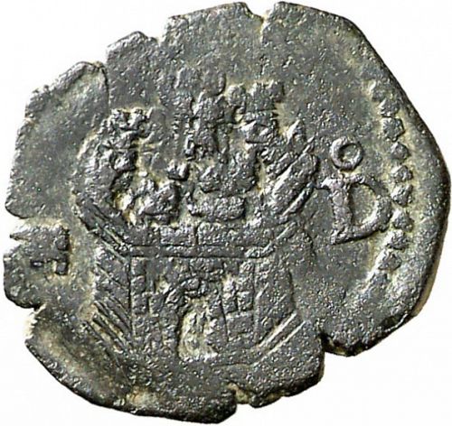 1 blanca Reverse Image minted in SPAIN in ND/D (1556-98  -  FELIPE II)  - The Coin Database