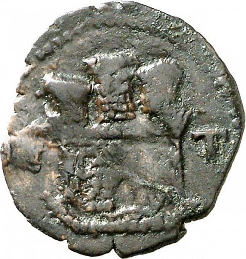 1 blanca Reverse Image minted in SPAIN in ND/M (1556-98  -  FELIPE II)  - The Coin Database