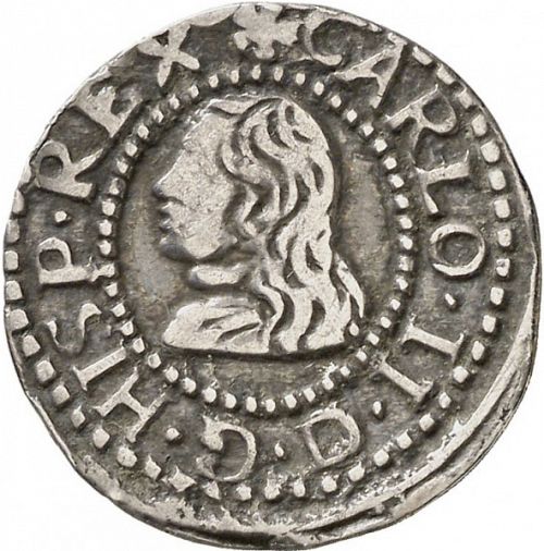 1 Croat Obverse Image minted in SPAIN in 1675 (1665-00  -  CARLOS II - Local Coinage)  - The Coin Database