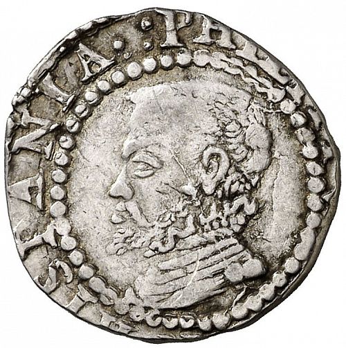 1 Croat Obverse Image minted in SPAIN in 1595 (1556-98  -  FELIPE II - Local Coinage)  - The Coin Database