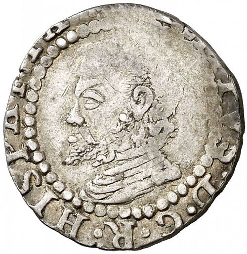 1 Croat Obverse Image minted in SPAIN in 1596 (1556-98  -  FELIPE II - Local Coinage)  - The Coin Database