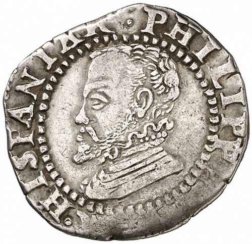 1 Croat Obverse Image minted in SPAIN in 1597 (1556-98  -  FELIPE II - Local Coinage)  - The Coin Database