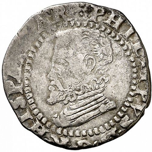 1 Croat Obverse Image minted in SPAIN in 1597 (1556-98  -  FELIPE II - Local Coinage)  - The Coin Database