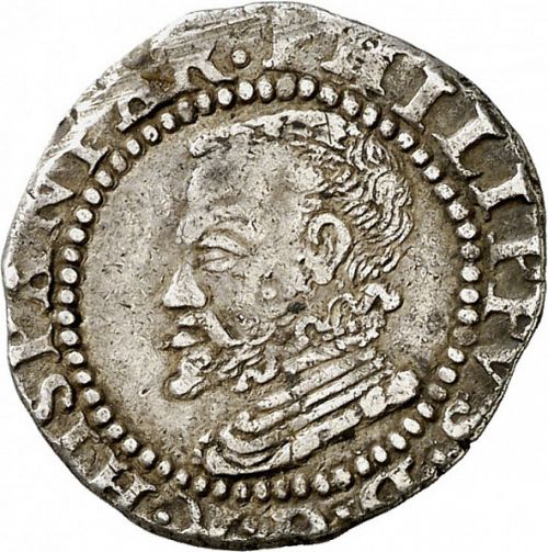 1 Croat Obverse Image minted in SPAIN in 1598 (1556-98  -  FELIPE II - Local Coinage)  - The Coin Database